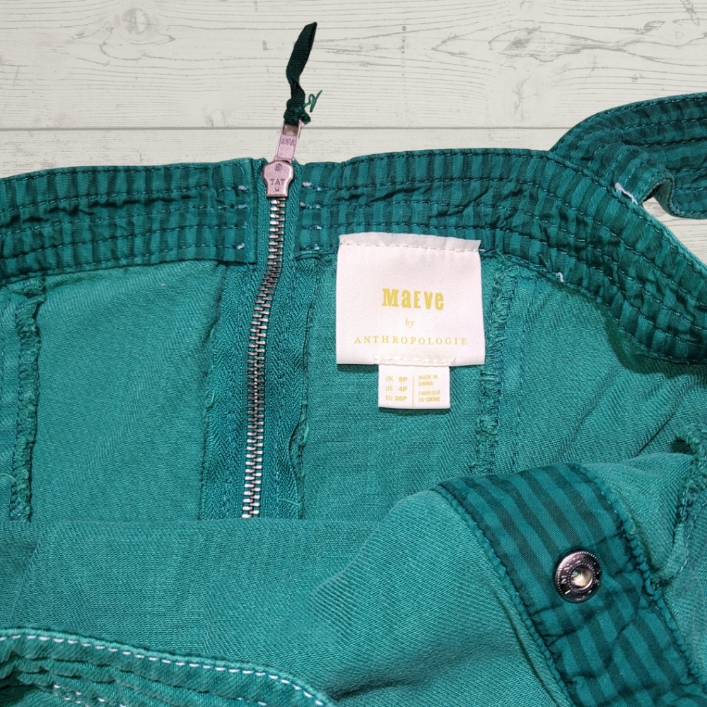 Anthropologie Maeve Elizabeth Green Dress - Picture 4 of 10